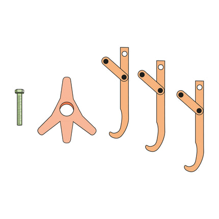 08290000 -  Mechanical Adjustable 2/3 Leg Puller 0-320mm