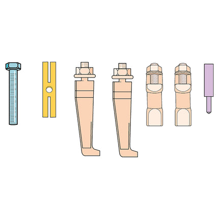 08607000 - Mechanical Thin Jaw 2 Leg Puller 0-75mm