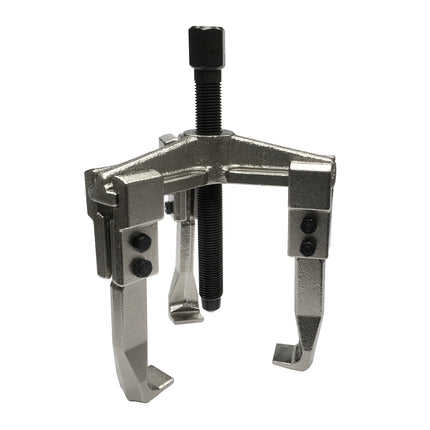 A mechanical 3-jaw bearing puller  set up for external pulling. part no 13210000