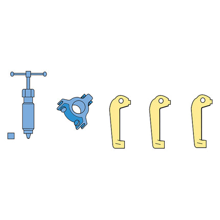 15340000 - Hydraulic 3 Leg Puller 50-100mm