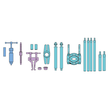 15600000 - Hydraulic Internal/External Puller & Separator Kit