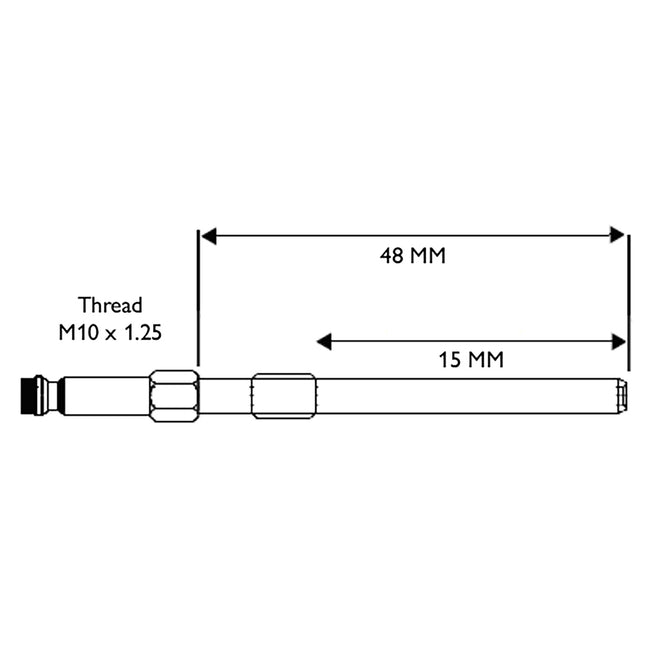 31422670 - Glowplug Adaptor - M10 x 1.25 Mazda