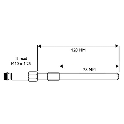 31427170V2 - Glowplug Adaptor - M10 x 1.25 Asian Imports