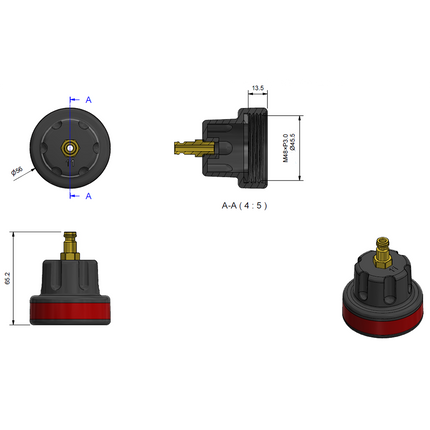 33151200 - 315 Series Cooling Cap No 11 - Audi, Porsche