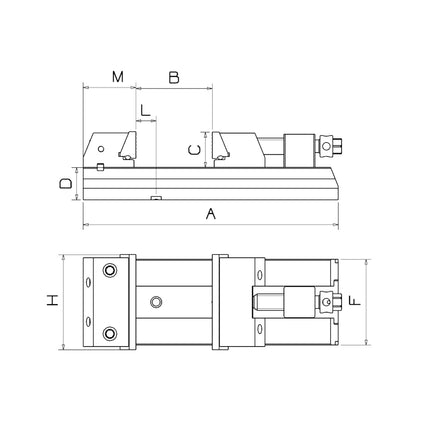 53373000 - Machine Vice 200 x 250