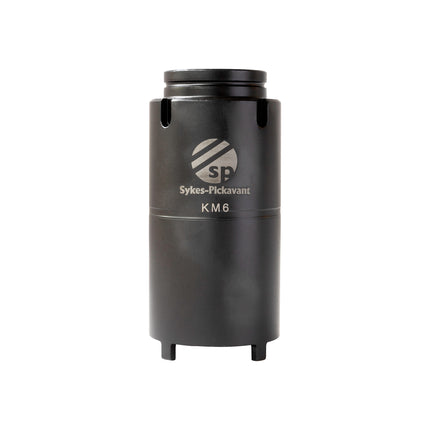 A black Sykes-Pickavant KM6 extension tube, which is a cylindrical tool with the brand logo and model number printed on the side.