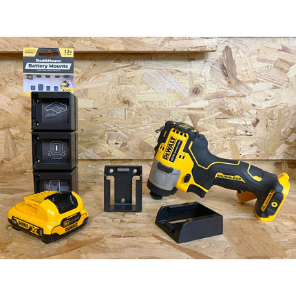 90804200 Battery Mounts (Pair) - DeWalt 10.8v / 12v Battery Mounts (pair)