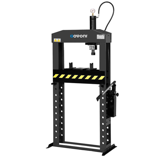 GO1410 - Hydraulic Press 20T - Double Speed Hand Pump