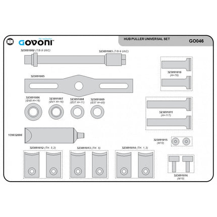 GO046 - Internal Hub Extractor Set