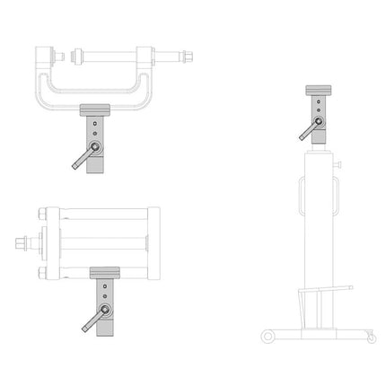 GO101 - Press Frame / C-Clamp Support For Use with Transmission Jacks