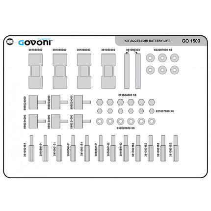 GO1503 - Battery Lifting Accessory Kit