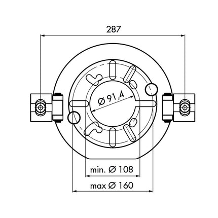 GO338 - Upper Top Mount Bracket for Spring Compressor