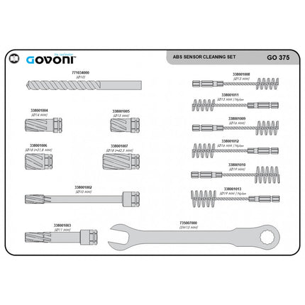 GO375 - ABS REAMER SET