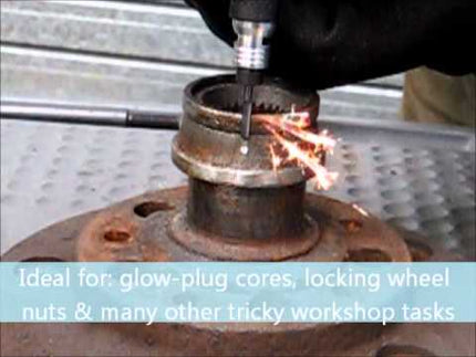 video of micro air die grinder on different applications